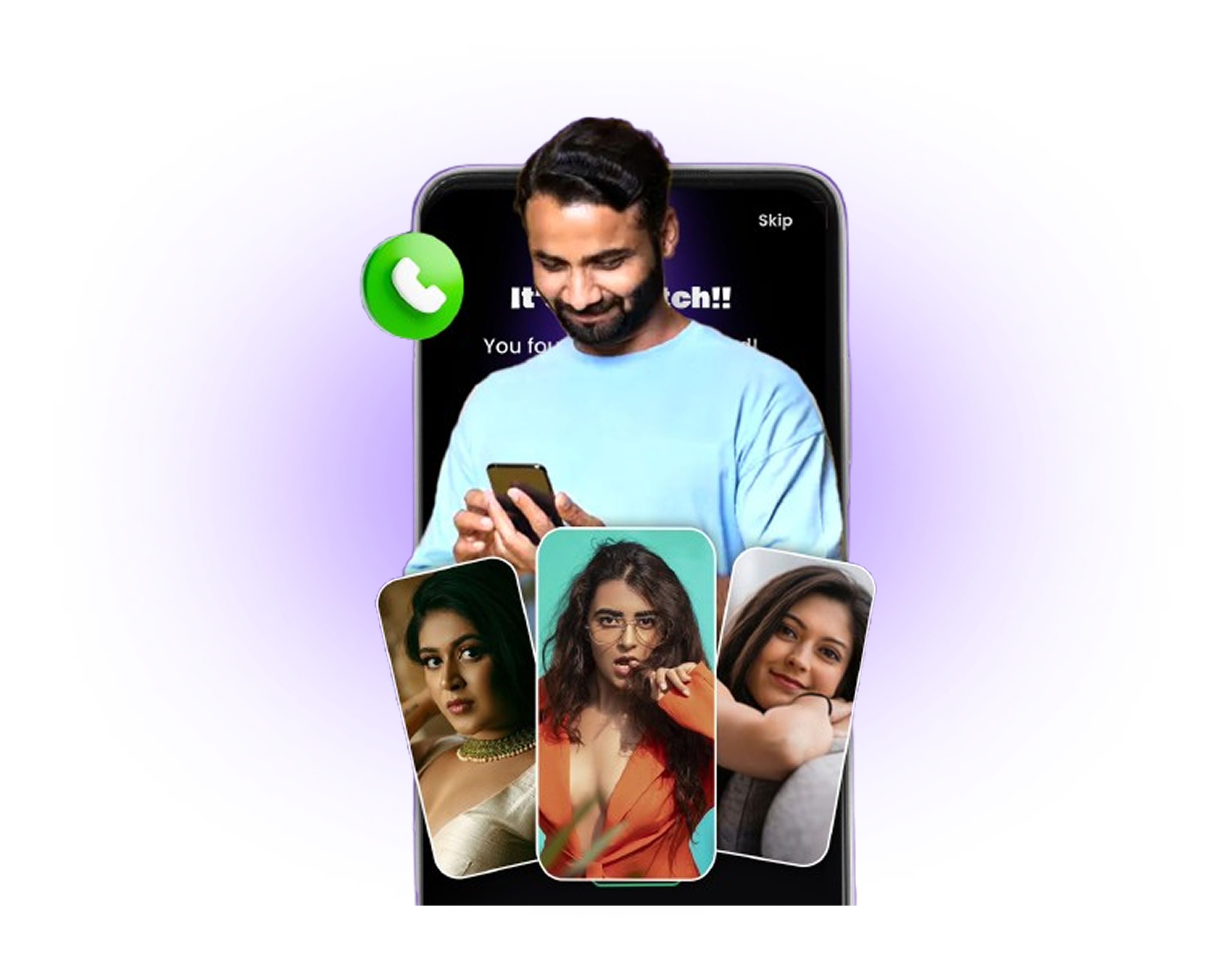 Find new friends on private calls